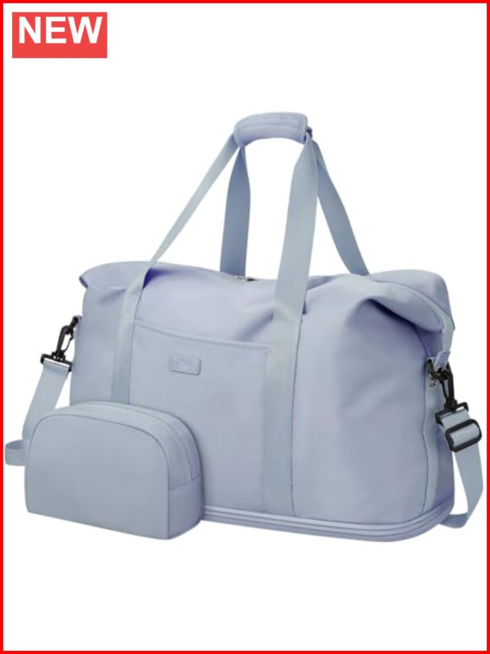 Expandable Travel Duffle Weekender Carry On Hospital Bag with Toiletry Bag